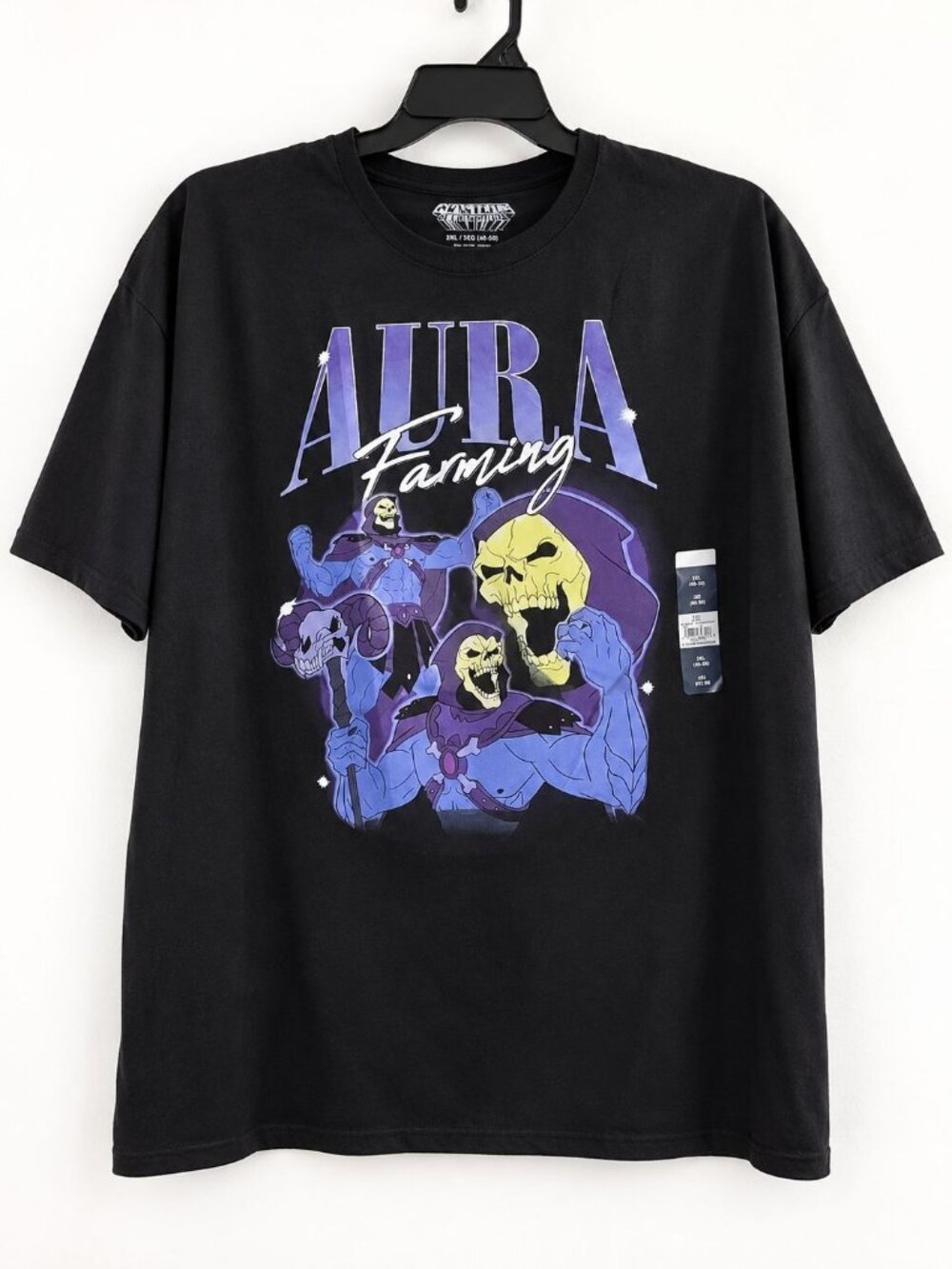 Masters of the Universe Big Men's Skeletor Aura Graphic Tee Size 3XL (48-50) NWT